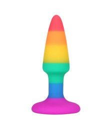 Plug anal multicouleur taille S - A-032-RAI-S